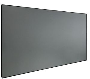 DMInteract 100inch 16:9 4K Thin Frame Black Crystal ALR Projector Screen for Normal/Long Throw Projectors